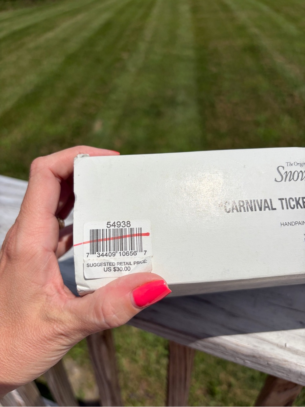 Department 56 Snow Village "Carnival Tickets and Cotton Candy" Figurines W/box - Picture 13 of 13